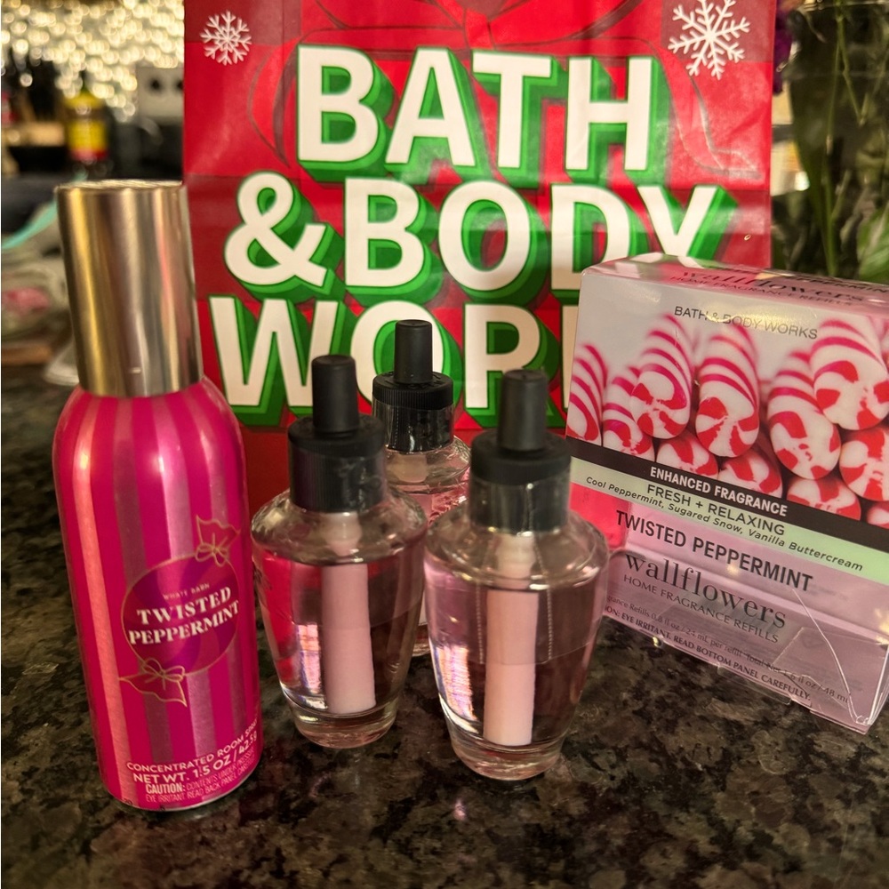 BBW twisted peppermint home bundle